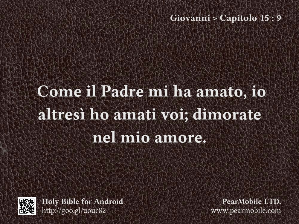 Giovanni, Capitolo 15:9